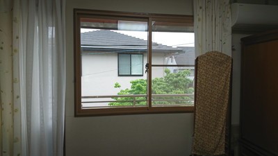 岡山市 「静かで落ち着いた部屋ができました」 K様邸内窓