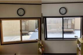 【内窓DIY】新潟県佐渡市 「2階全てが内窓となり、断熱効果を実感」　I様邸内窓