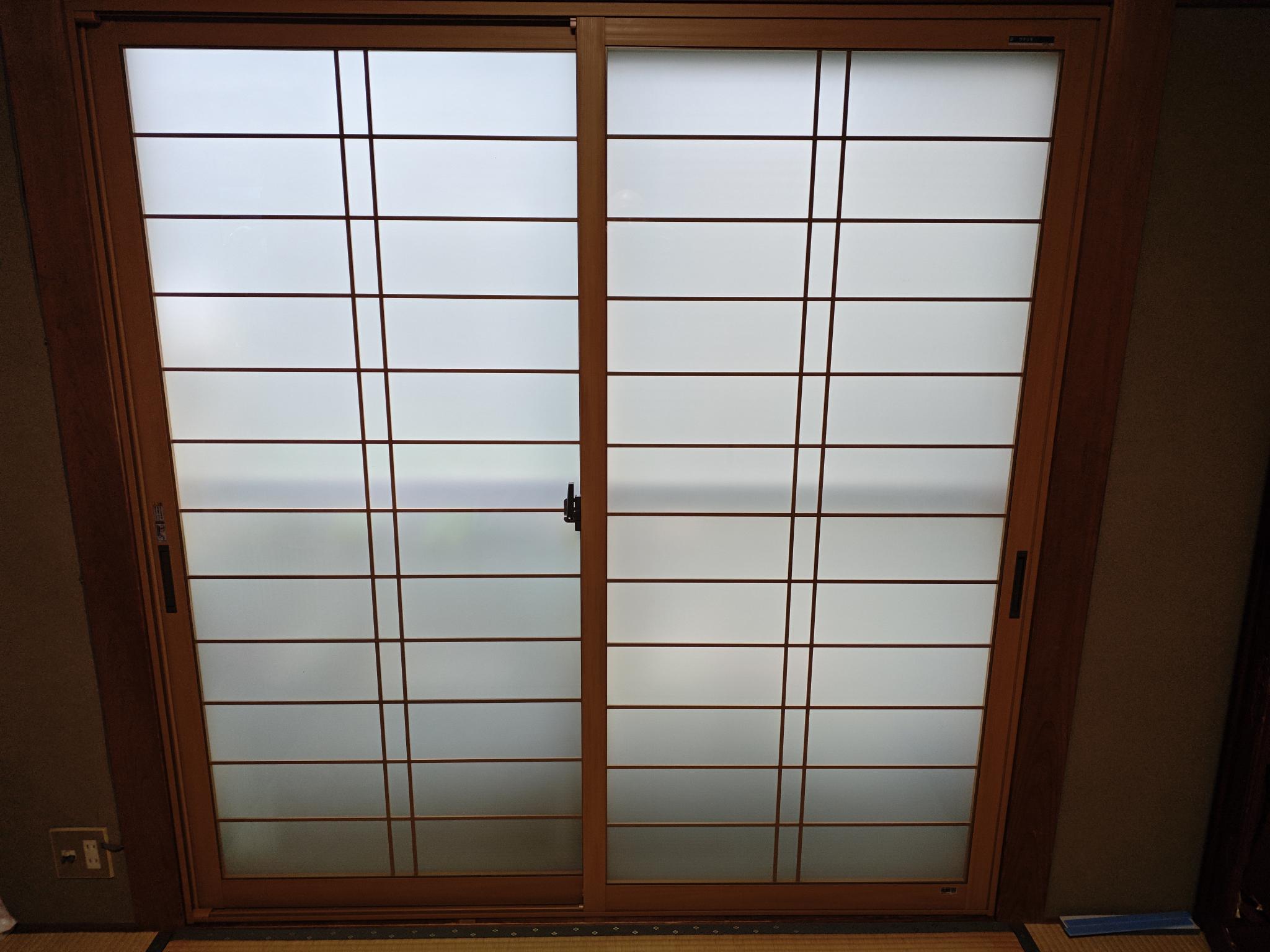 ウチリモ　奈良県　施工後　和室用複層ガラス