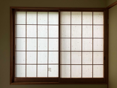 内窓プラマード　和室用複層ガラス　施工前